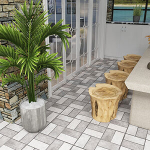 Powys 50*50 Rustic/Matt Porcelain Tile
