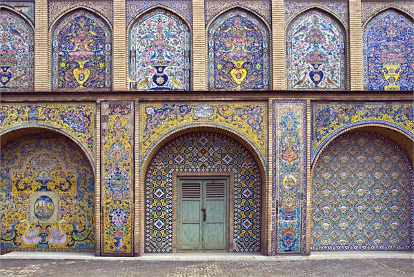 iranian tile art